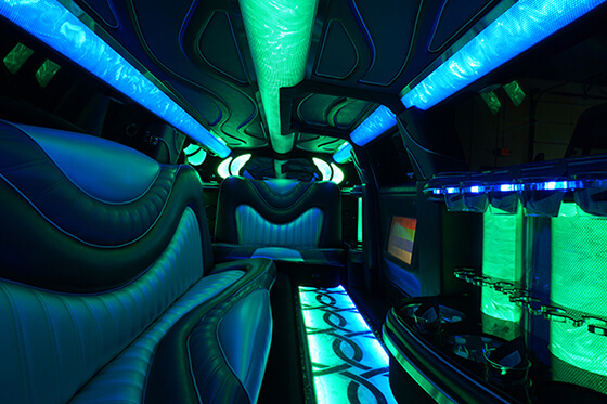 lights in limo