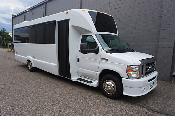 fancy limo bus